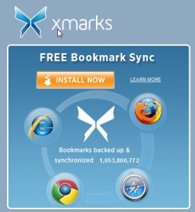 Xmarks Bookmark Synch screen shot